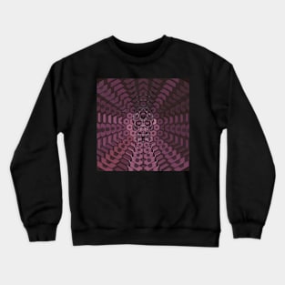 Electroluminated Skull Radiate - Mulberry Crewneck Sweatshirt